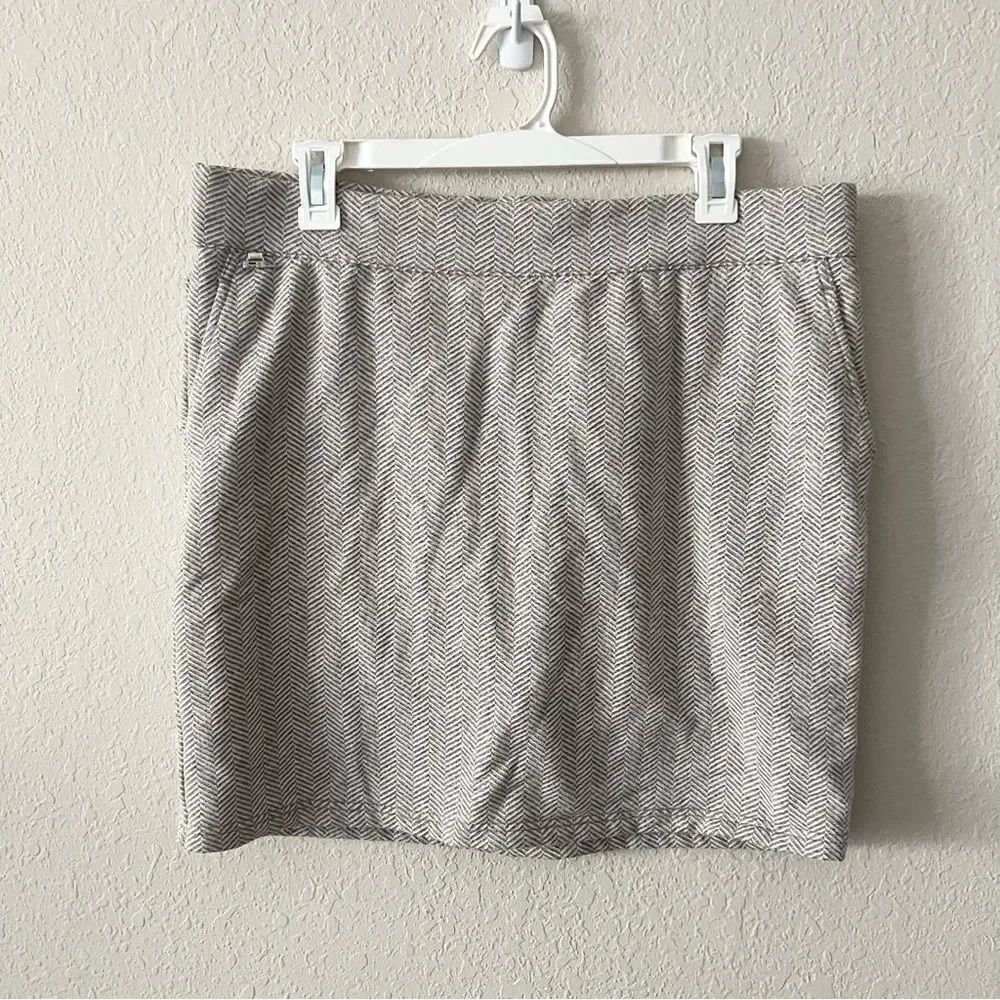 Polo Golf Ralph Lauren Pull On Skirt Built in Shorts Beige Women's Size XL